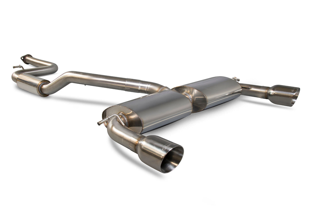 Scorpion Exhausts Ford Focus MK2 ST 225 2.5 Turbo 63.5mm/2.5 Resonated cat-back system