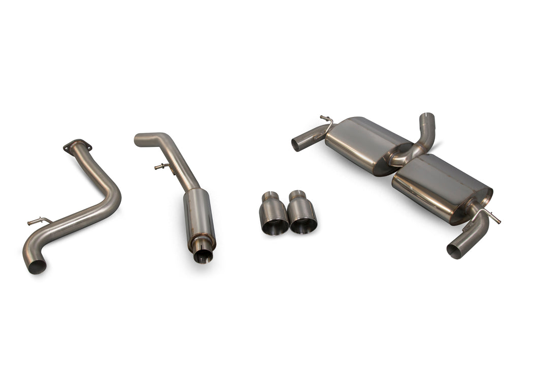 Scorpion Exhausts Ford Focus MK2 ST 225 2.5 Turbo 63.5mm/2.5 Resonated cat-back system