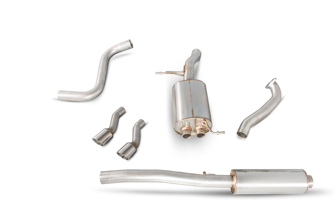 Scorpion Exhausts Ford Fiesta Ecoboost 1.0T 100,125 & 140 PS (Zetec S rear valance required) Resonated cat-back system