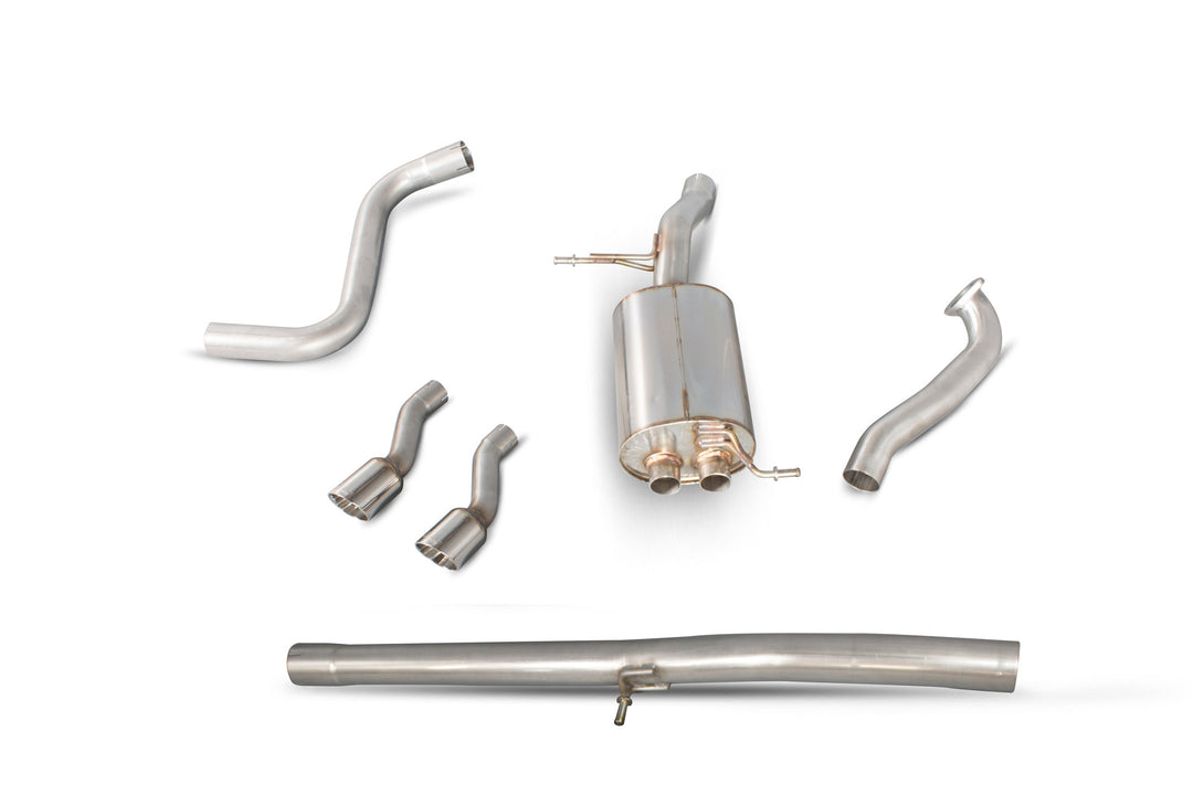 Scorpion Exhausts Ford Fiesta Ecoboost 1.0T 100,125 & 140 PS (Zetec S rear valance required) Non-resonated cat-back system