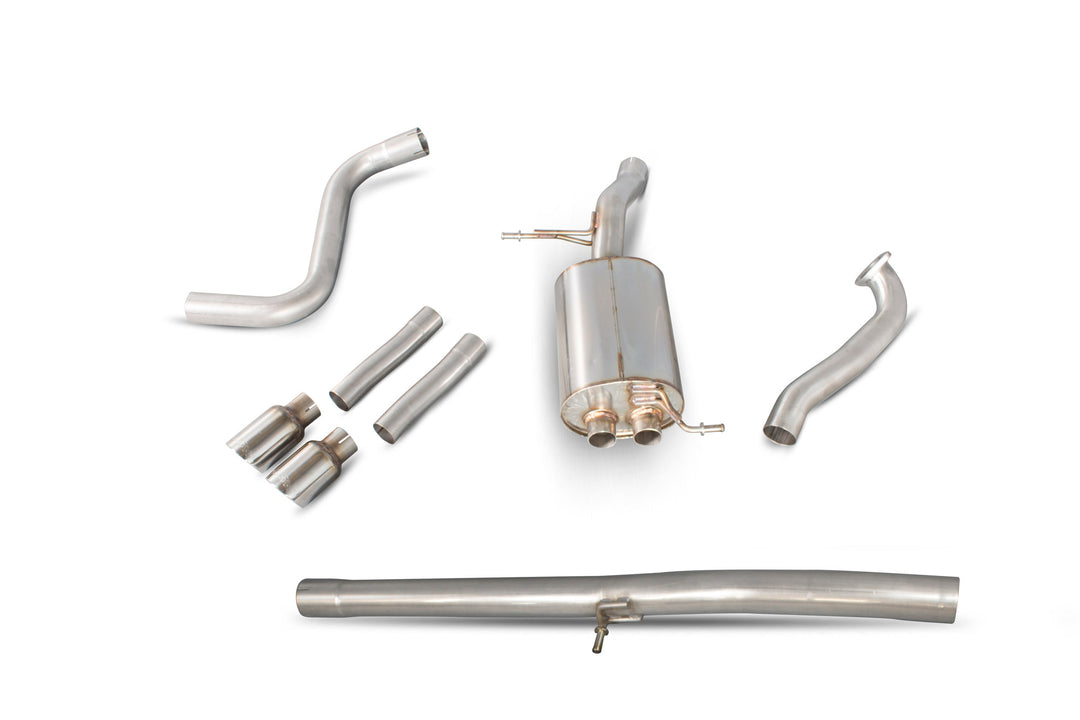 Scorpion Exhausts Ford Fiesta Ecoboost 1.0T 100,125 & 140 PS Non-resonated cat-back system