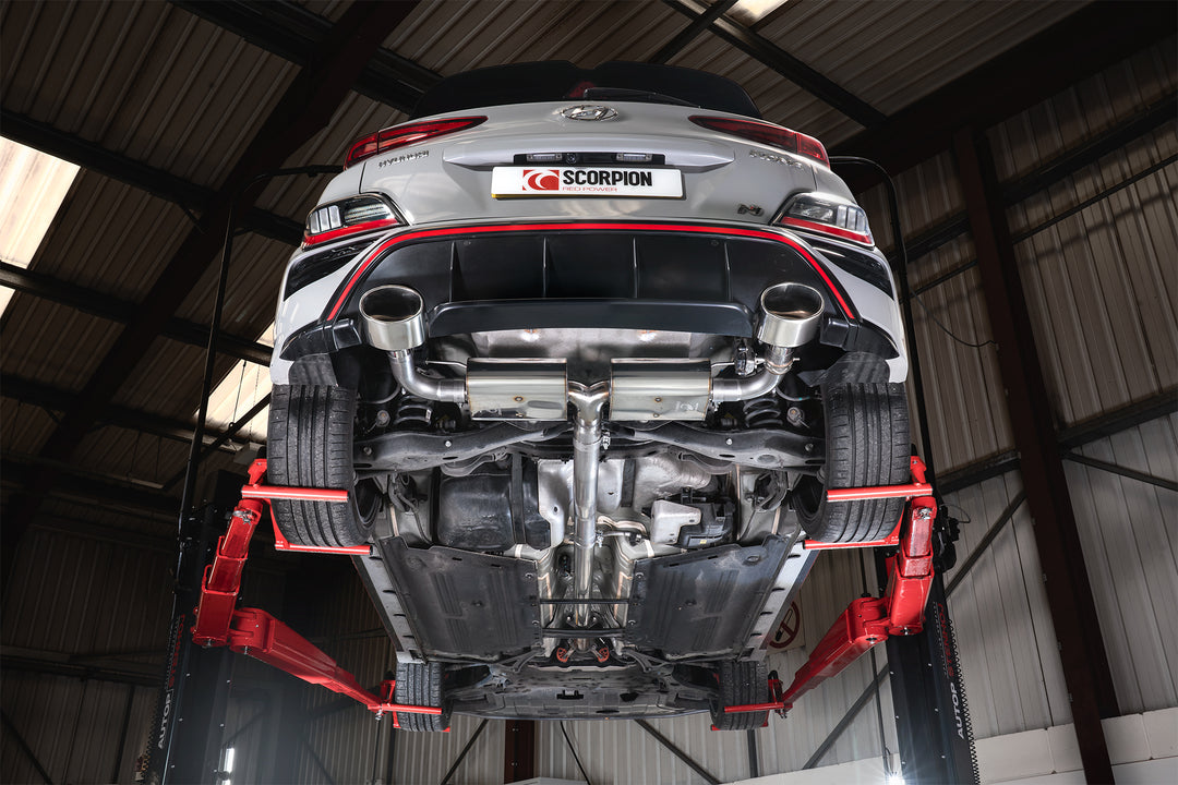 Scorpion Exhausts Hyundai Kona N Non-resonated gpf-back system with valves