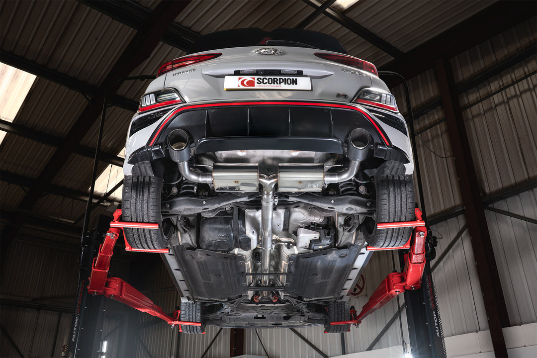 Scorpion Exhausts Hyundai Kona N Non-resonated gpf-back system non valved