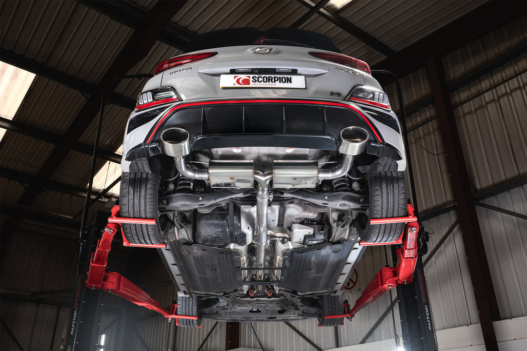 Scorpion Exhausts Hyundai Kona N Non-resonated gpf-back system non valved