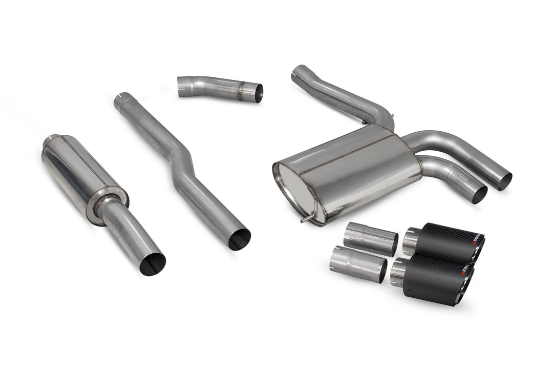 Scorpion Exhausts Mini Cooper S F55, Non GPF Model Resonated cat-back