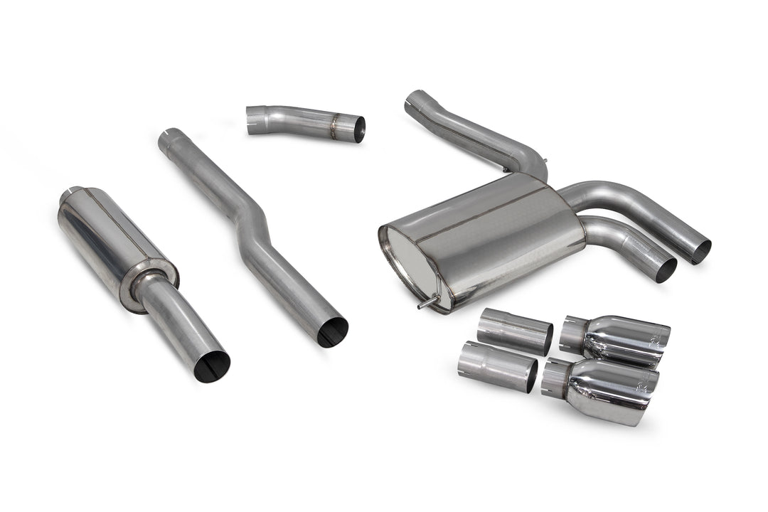 Scorpion Exhausts Mini Cooper S F55, Non GPF Model Resonated cat-back system