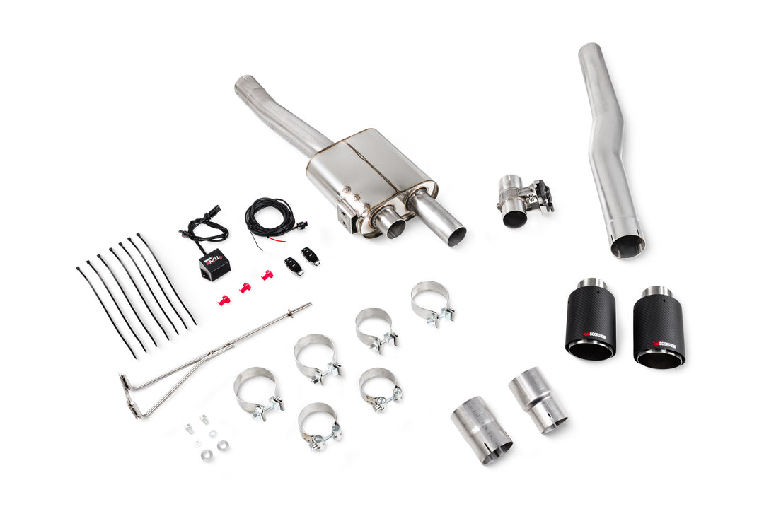Scorpion Exhausts Mini Cooper S F56 GPF Models TunR Non-resonated gpf-back system with valve