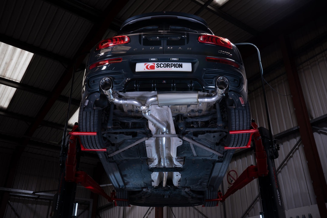 Scorpion Exhausts Mini Clubman F54 Cooper S 15-18 Non GPF Models TunR Non Resonated Cat-Back System
