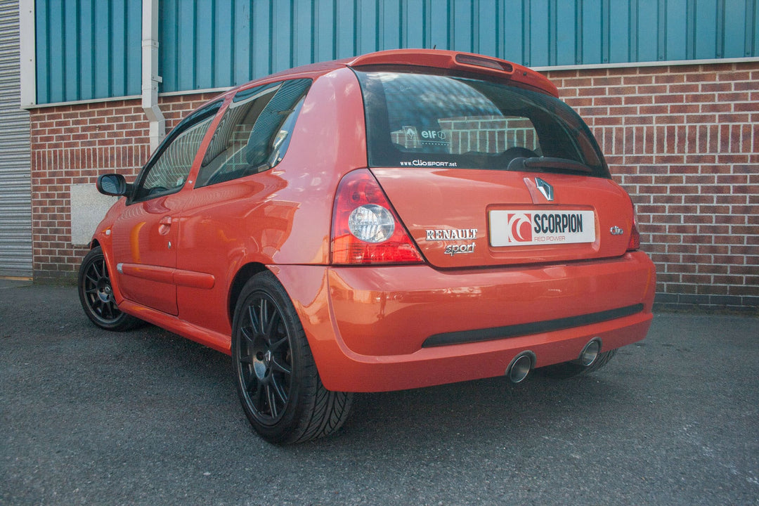Scorpion Exhausts Renault Clio MK2 2.0 182 03-06 Non-resonated cat-back system
