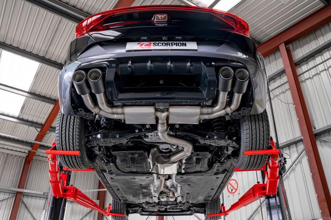 Scorpion Exhausts CUPRA Formentor 2.0 Tsi & VZ 4Drive 310 & 333hp Resonated gpf back system with valves