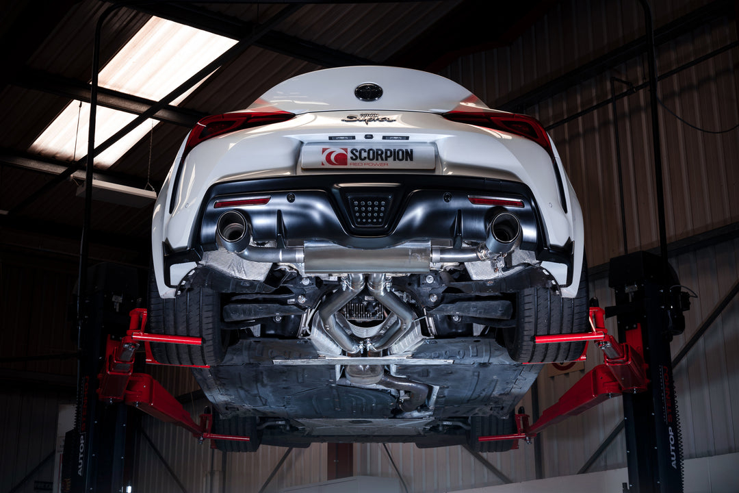 Scorpion Exhausts Toyota Supra A90 3.0T GPF Models Only Non Res GPF Back Valved