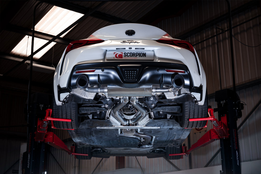 Scorpion Exhausts Toyota Supra A90 3.0T GPF Models Only Non Res GPF Back Valved