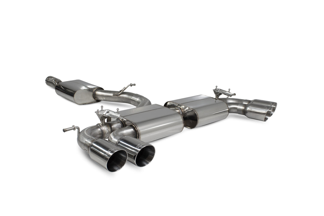 Scorpion Exhausts Volkswagen Golf R MK7.5 Facelift GPF & Non GPF Models Resonated cat/gpf back system & electronic valves
