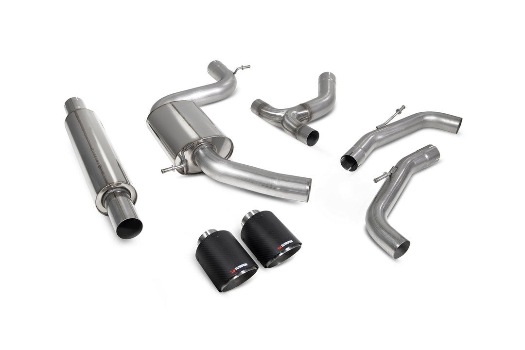 Scorpion Exhausts Volkswagen Golf MK8 / MK8.5 GTi Resonated GPF-back system