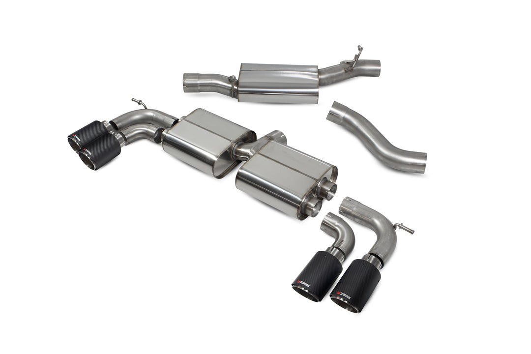 Scorpion Exhausts Volkswagen Golf R MK8 GPF Model Resonated cat/gpf back system