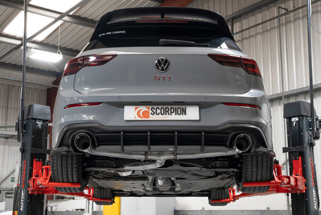 Scorpion Exhausts Volkswagen Golf MK8 / MK 8.5 GTi Clubsport Resonated GPF-back system