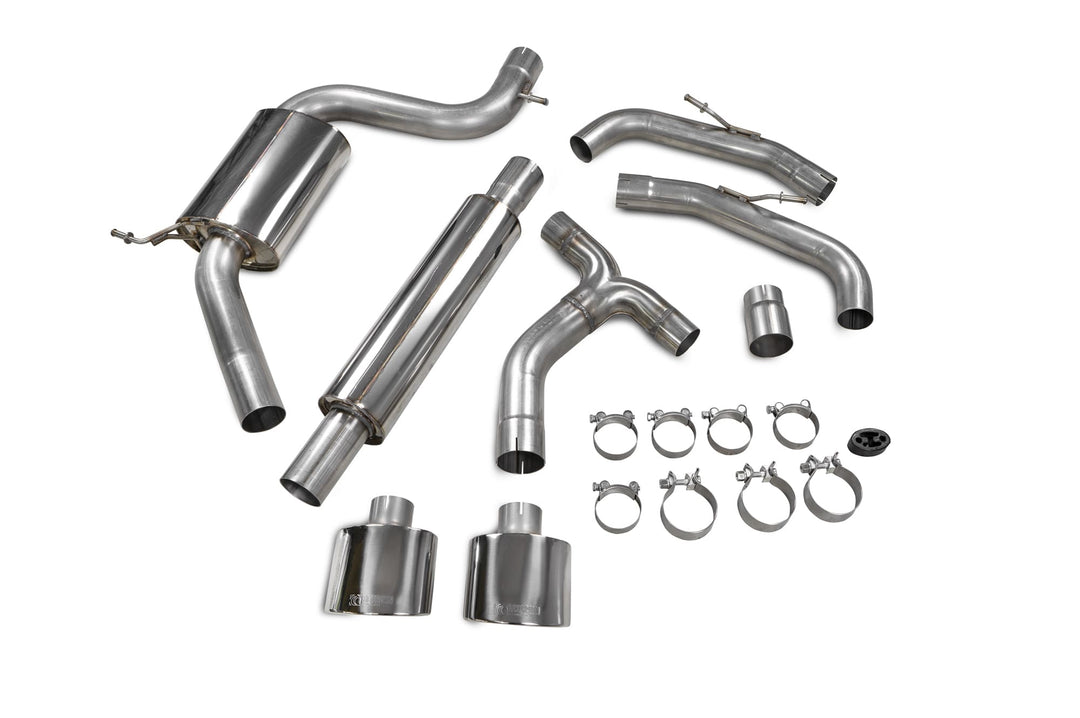 Scorpion Exhausts Volkswagen Golf MK8 / MK8.5 GTi Clubsport Resonated GPF-back system
