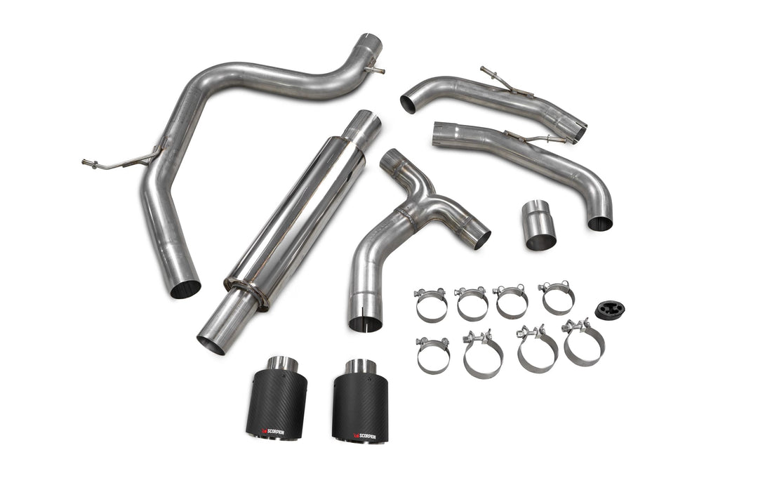 Scorpion Exhausts Volkswagen Golf MK8 / MK 8.5 GTi Clubsport Resonated Predator GPF-back system