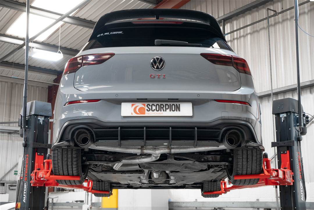 Scorpion Exhausts Volkswagen Golf MK8 / MK 8.5 GTi Clubsport Resonated Predator GPF-back system