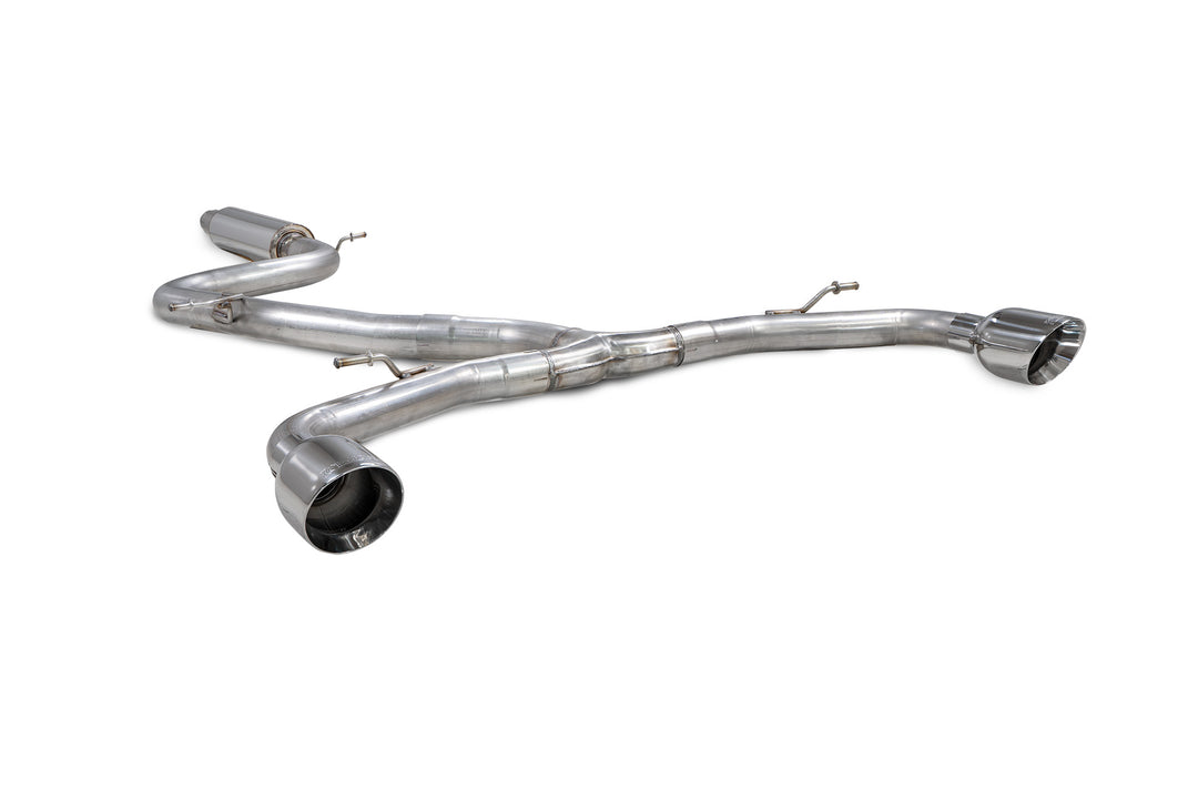Scorpion Exhausts Volkswagen Golf MK8 / MK 8.5 GTi Clubsport Resonated Predator GPF-back system