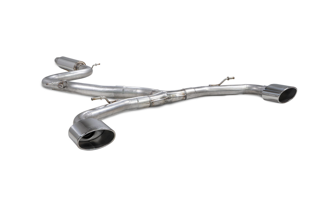 Scorpion Exhausts Volkswagen Golf MK8 / MK 8.5 GTi Clubsport Resonated Predator GPF-back system
