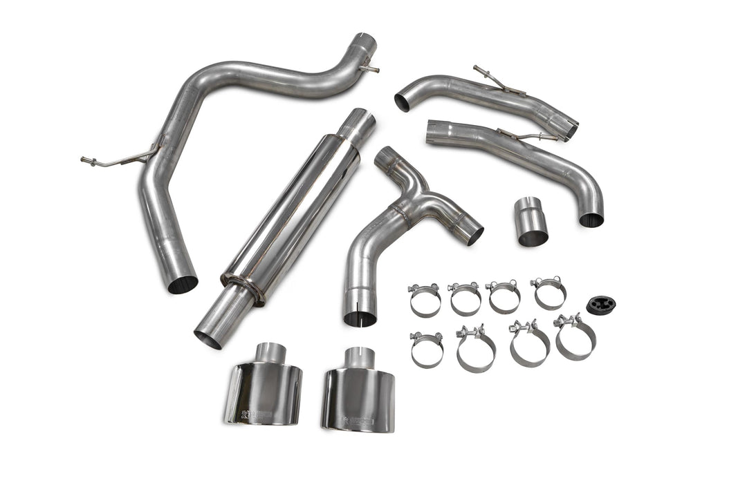 Scorpion Exhausts Volkswagen Golf MK8 / MK 8.5 GTi Clubsport Resonated Predator GPF-back system