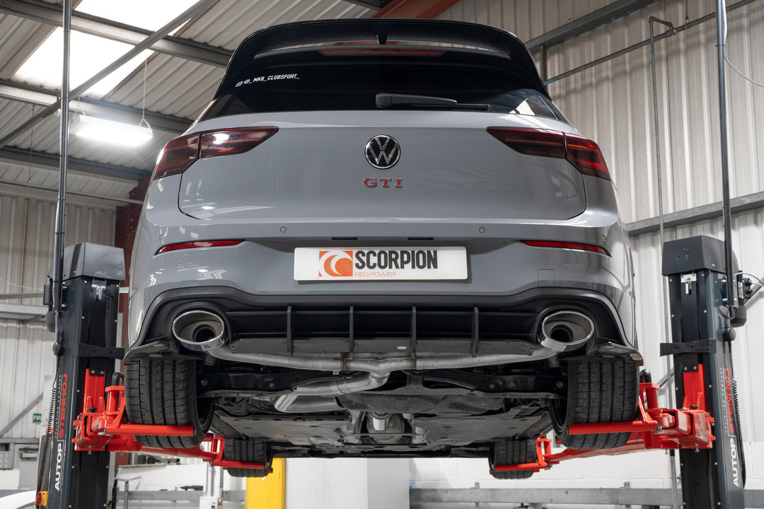 Scorpion Exhausts Volkswagen Golf MK8 / MK 8.5 GTi Clubsport Resonated Predator GPF-back system