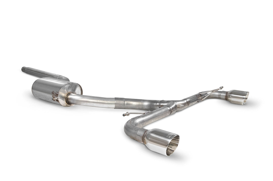 Scorpion Exhausts Volkswagen Scirocco R Resonated Predator Cat-back System