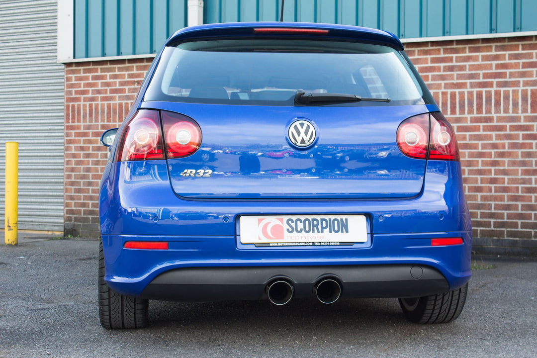 Scorpion Exhausts Volkswagen Golf MK5 R32 Non-resonated cat-back system