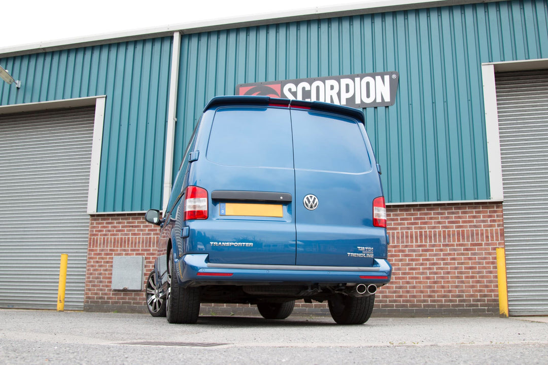 Scorpion Exhausts Volkswagen Transporter T5 2.5TDi (03-09) / T5 2.0 (10-15) / T5 & T6 2.0 BiTDi (15-ON) SWB/LWD 2WD Non-resonated cat/DPF-back system