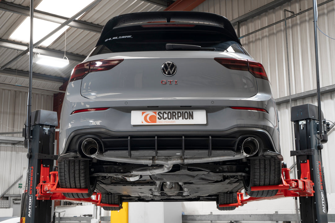 Scorpion Exhausts Volkswagen Golf MK8 / MK 8.5 GTi Clubsport Non-resonated GPF-back system