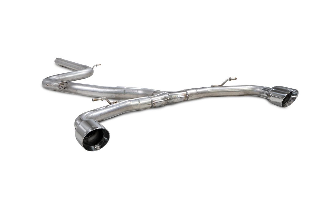Scorpion Exhausts Volkswagen Golf MK8 / MK 8.5 GTi Clubsport Non-resonated Predator GPF-back system
