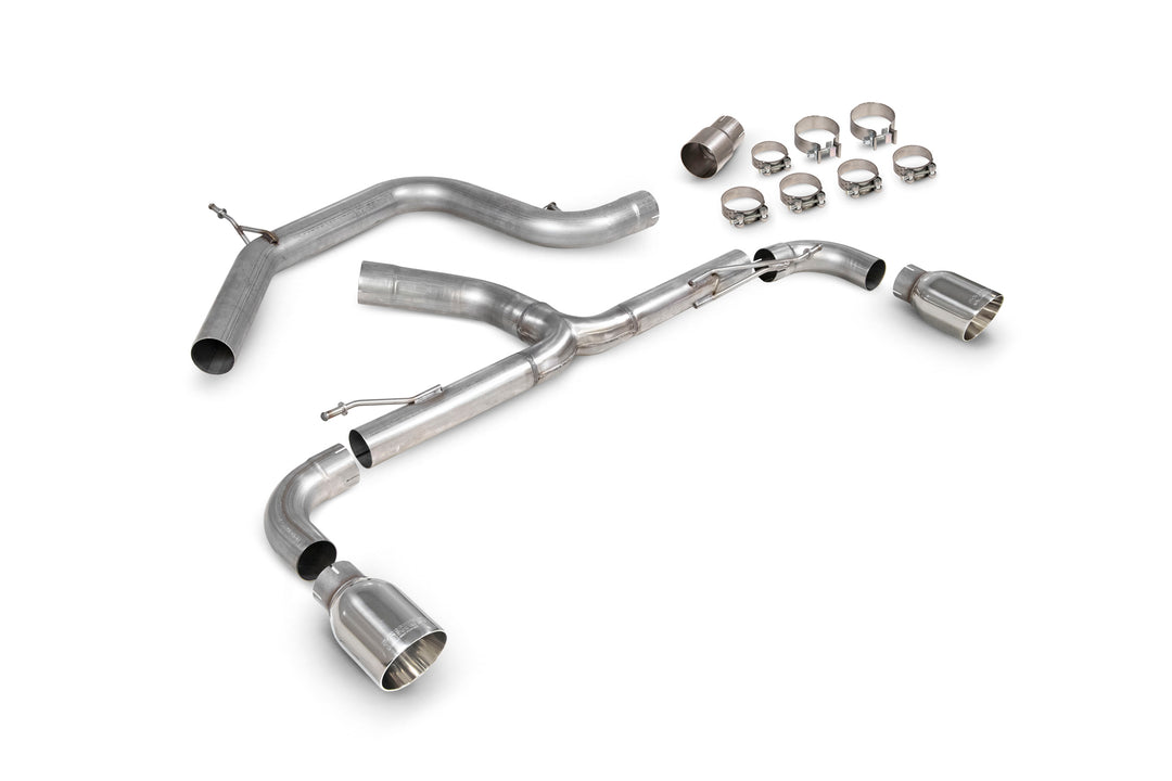 Scorpion Exhausts Volkswagen Golf Mk6 GTi 2.0 Tsi & Edition 35 Non-resonated Predator Cat-back System