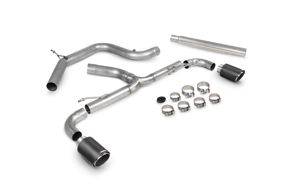 Scorpion Exhausts Volkswagen Scirocco R Non-resonated Predator Cat-back System