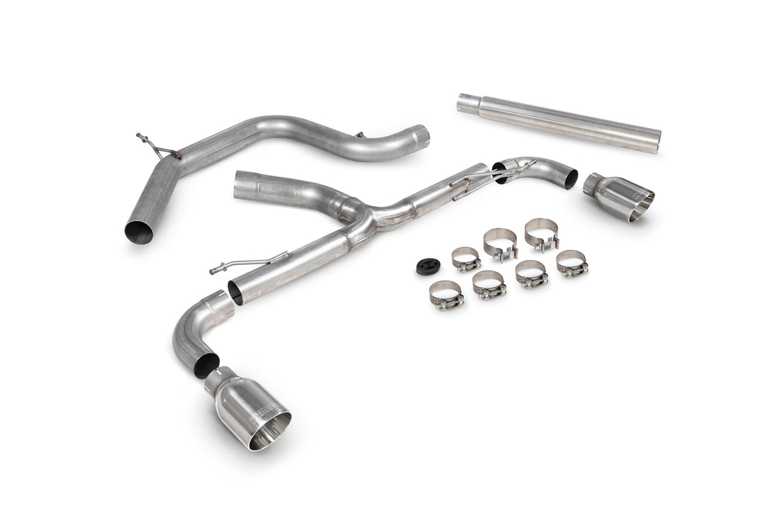 Scorpion Exhausts Volkswagen Scirocco R Non-resonated Predator Cat-back System