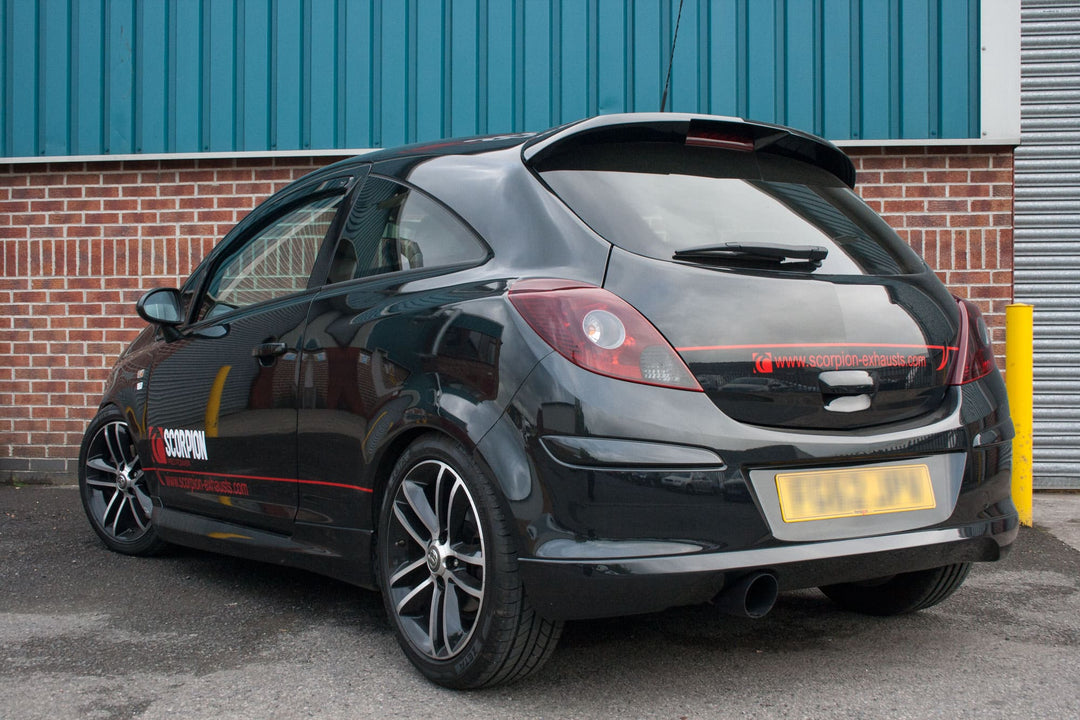 Scorpion Exhausts Vauxhall Corsa D 1.4 Turbo Black Edition Rear silencer