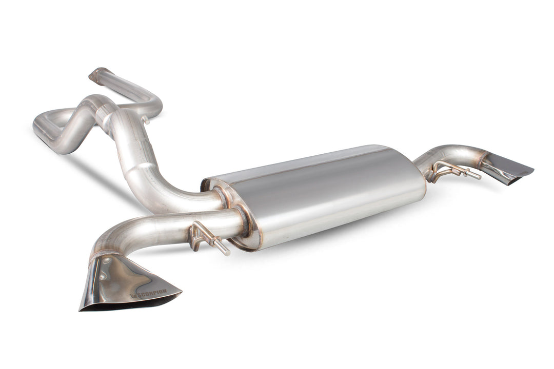 Scorpion Exhausts Vauxhall Astra J VXR Non GPF Model Only Non-resonated cat-back system