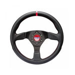 Load image into Gallery viewer, SPARCO 015R383 PLUNRS R383 CHAMPION Streering wheel, dia 330 mm, 39 mm, leather, black/red
