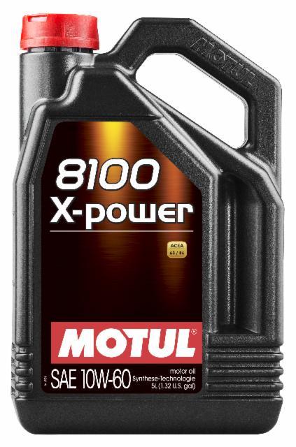 Motul 10W60 8100 X-power 5 Litre