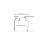 Load image into Gallery viewer, PAGID 4933-RSL1 Rear Brake Pads RSL1 for BMW M2 (F87) / M3 (F80) / M4 (F82)
