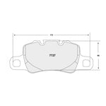 Load image into Gallery viewer, PFC 7727.332.18.44 Rear Brake Pads 332 CMPD 18 mm for PORSCHE 911 GT3 / Turbo (992) / GT3 / GT3RS (991) / 982 Cayman GT4
