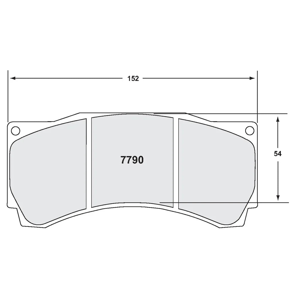 PFC 7790.39.29.44 Brake Pads 39 CMPD 29 mm