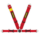 Load image into Gallery viewer, SCHROTH 20271 Seat Belt Profi 2-FE 4-point Left ASM Pull Down Red

